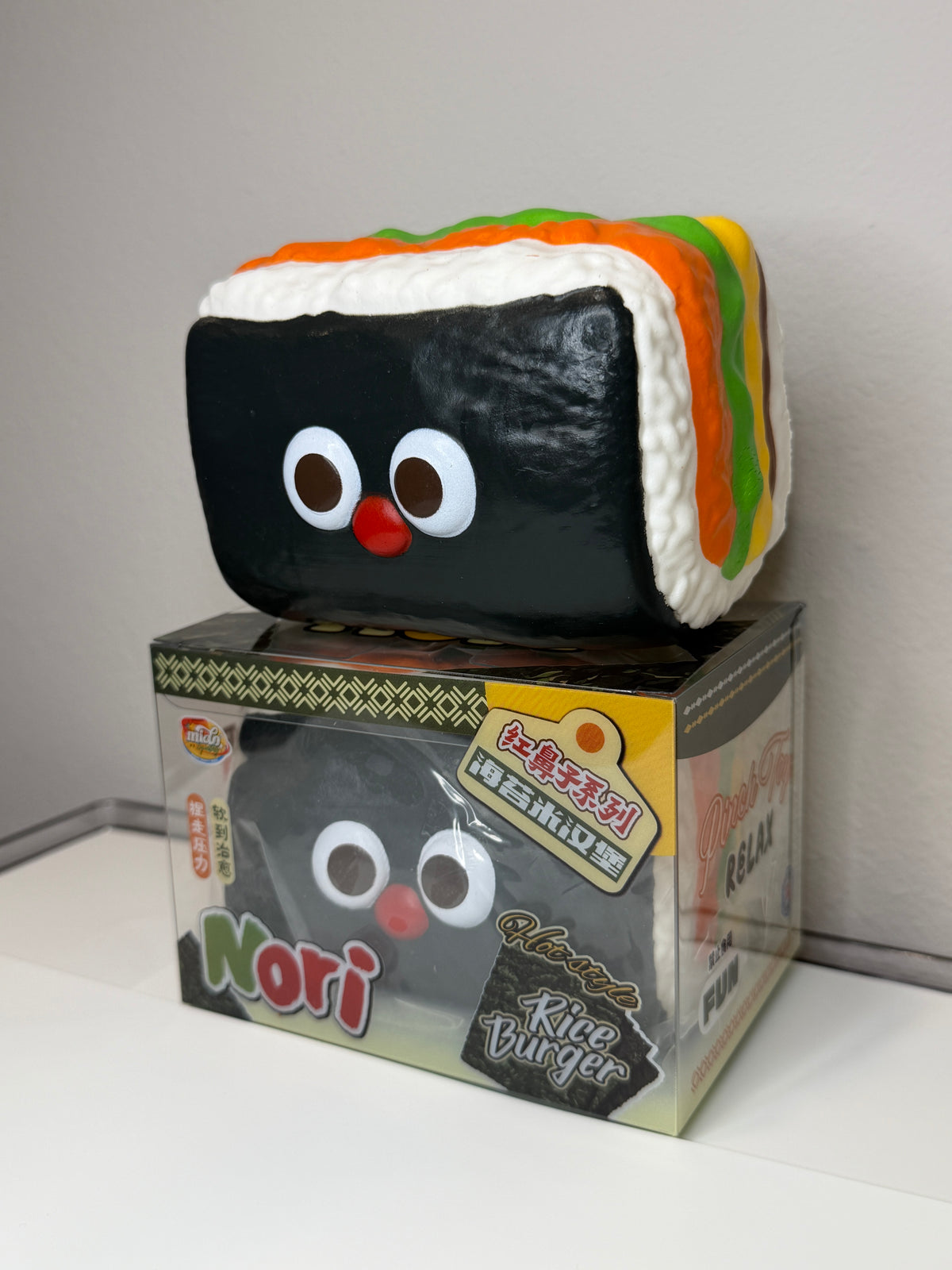 Mido Red Nose Musubi Squishy