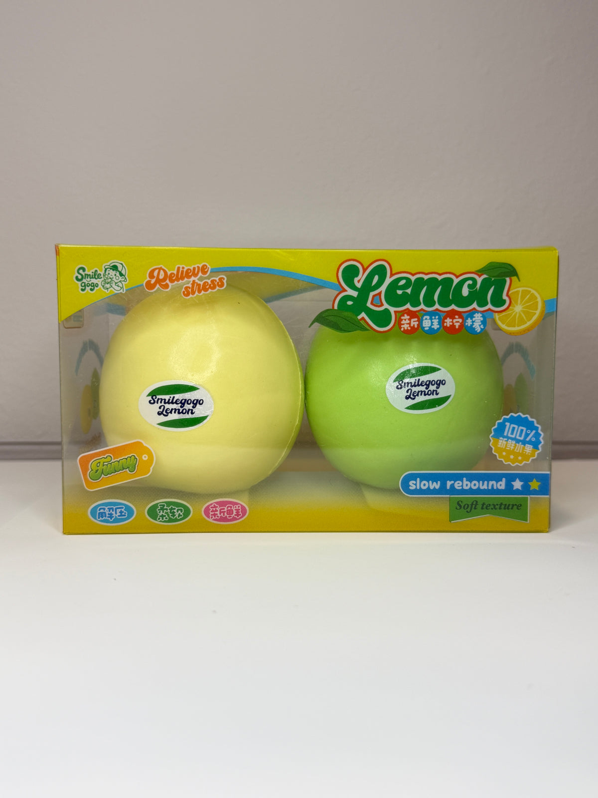 Smilegogo Lemon and Lime Squishy Set
