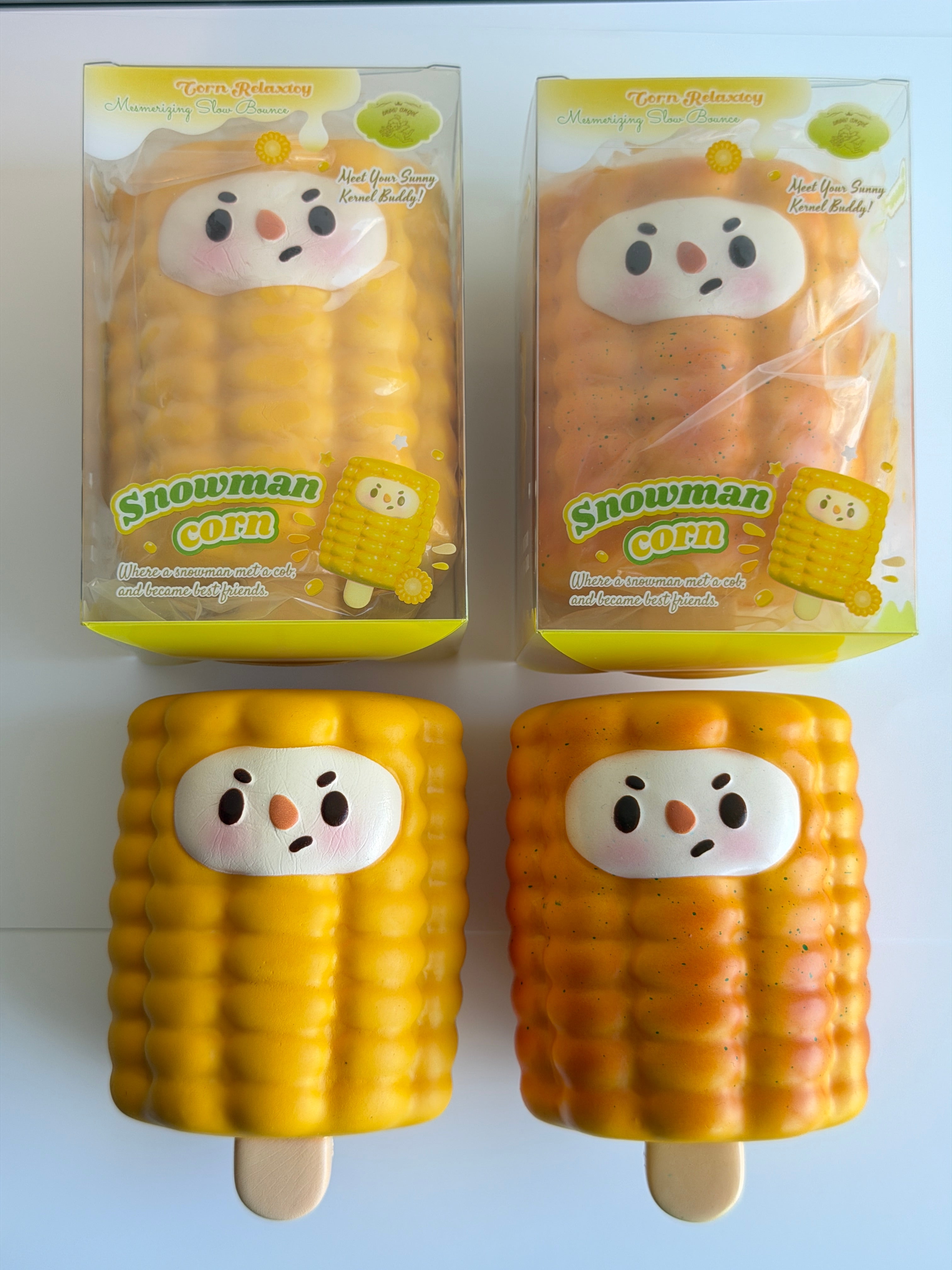 Lisa Snowman Corn Squishy