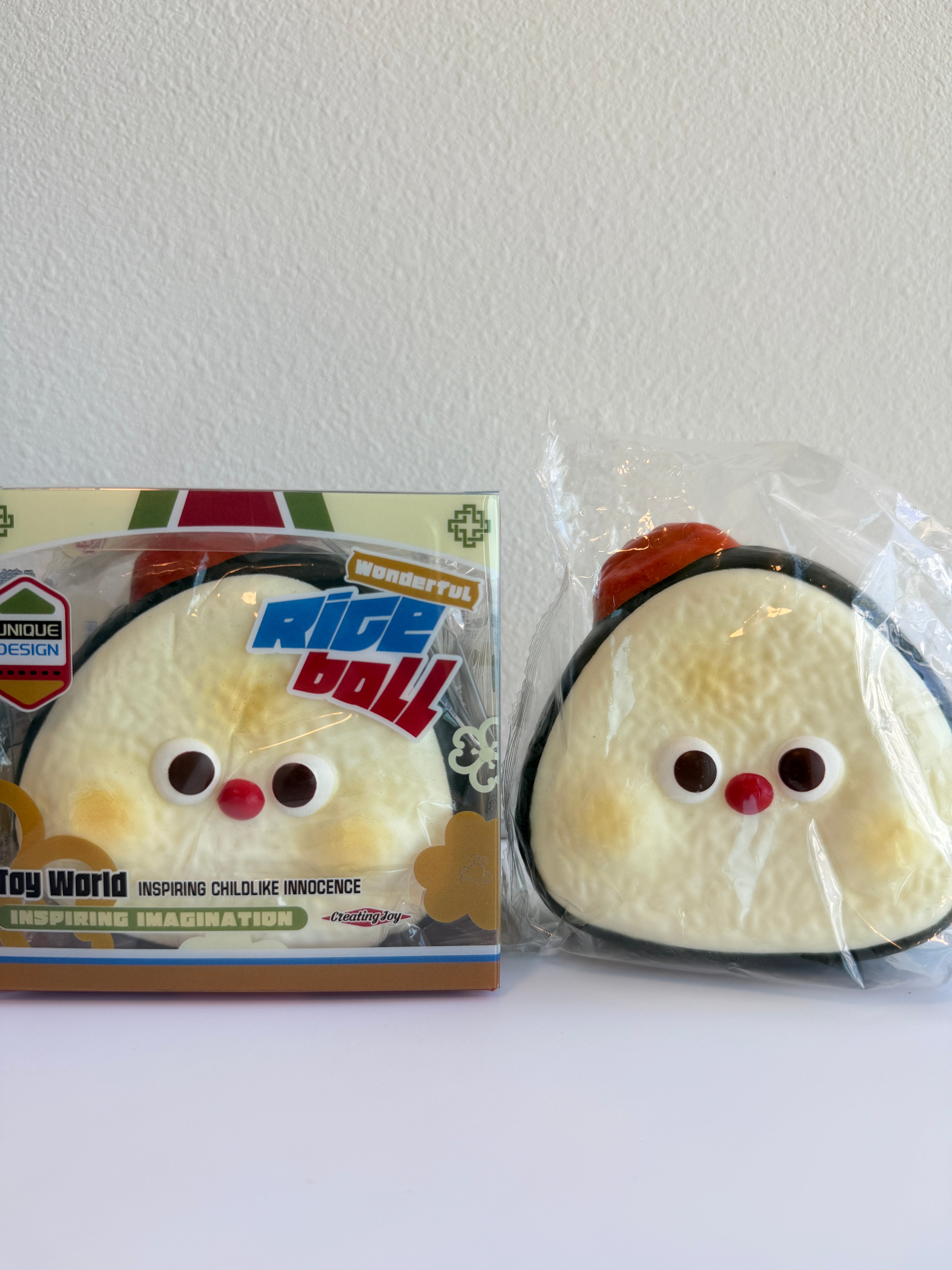 Mido Red Nose Rice Ball Squishy
