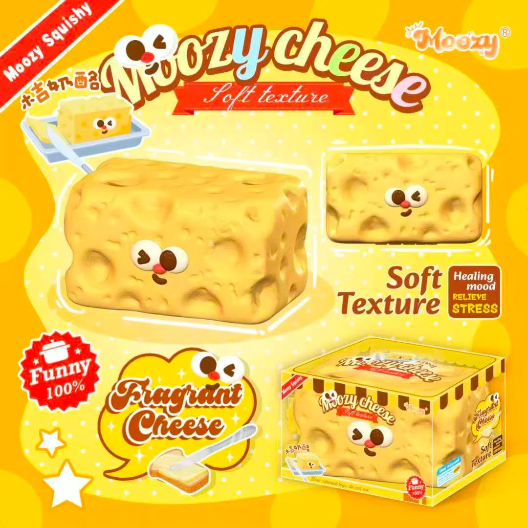 Moozy Cheese Squishy