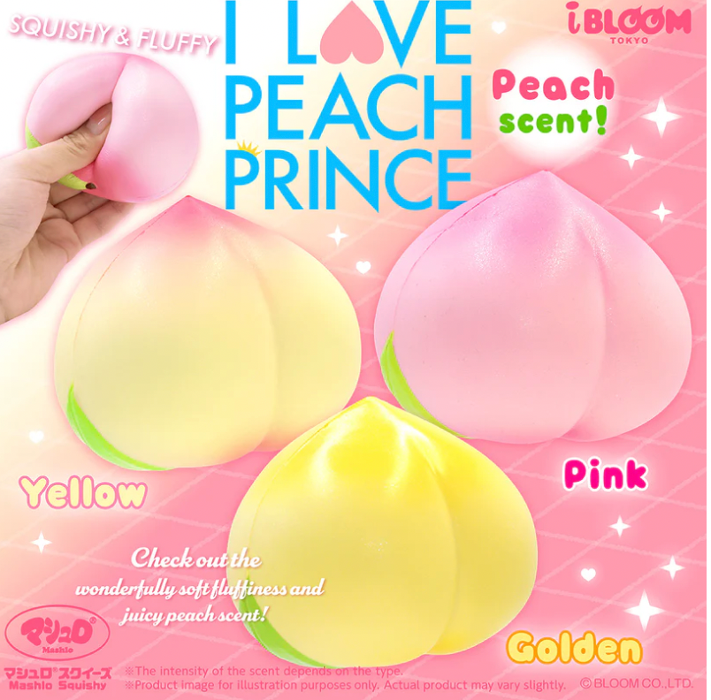 iBLOOM I Love Peach Prince Squishy
